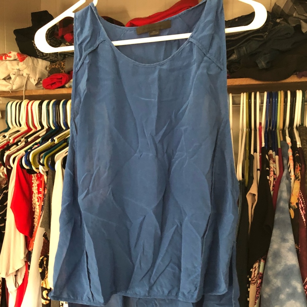 Blue tank top